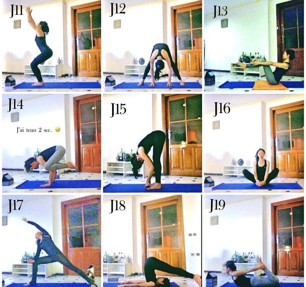 Défi yoga postures de yoga kinoyoga ashtanga yoga